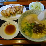手打ラーメン・中華料理　亜壽多 - セット２　￥８５０