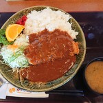 かつ友 - ロースカツカレー・100g (1,080円・税込)