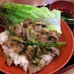 紅梅園 - R.1.6.1.昼 ランチ：カルビ丼 650円税込