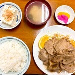 花月食堂 - 料理写真:焼肉定食（肉盛）