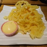 海鮮処 北の味大助 - サキイカ天婦羅(680円)