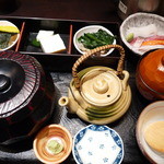 和食Dining　うお座 - あなごひつまぶしとミニ刺身御膳