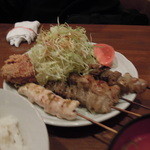 かしわ本舗 とりいし - 焼き鳥定食