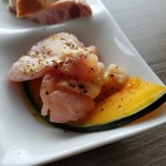 特選和牛と産直野菜 牛炙 - 錦爽鶏