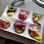 特選和牛と産直野菜 牛炙 - ランチ「牛炙焼肉カジュアルランチ」のお肉