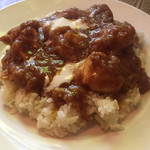 さふらん - 2019年9月。チキンカレー単品800円。