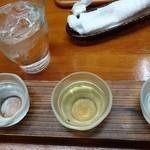 旬菜郷土料理 一隆 - 日本酒飲み比べ