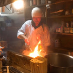 牛タン焼専門店 司 分店鷹 - 脂が燃えます。