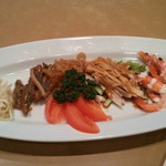 萬珍軒 本店 - 前菜４種盛り