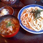 甚五郎 - 肉づけうどん 650円