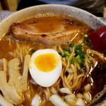 麺処あま音 - 鶏白湯ラーメン(味噌)大盛　850円