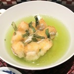 天麩羅 巽 - 太刀魚の天茶