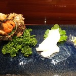 Sushi Yoshida - 栄螺とイカの御造り
