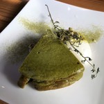 廃墟カフェ・RUINS - 母子抹茶を食べるためのチーズケーキ