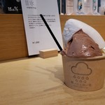 雨ノ日と雪ノ日 - ジェラートの２つ(ダブル)(450円)です。