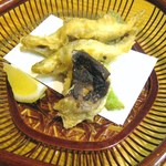 板前料理いち川 - 北海道ワカサギの天ぷら