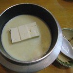 板前料理いち川 - 豆乳仕立ての湯豆腐