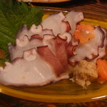 賀茂鶴 - 蛸の刺身