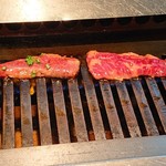 京都牛焼肉 すみれ家 - ガスコンロ