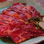 京都牛焼肉 すみれ家 - ハラミダブル