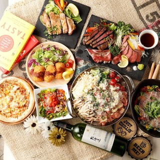 All-you-can-eat meat and Cheese Dishes 2 hours from 3,850 yen