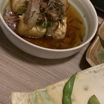 旬魚と個室居酒屋 嵐山  - 揚げだし豆腐と枝豆