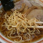 春木屋 郡山分店 - 中華そば700円+大盛り150円　麺アップ