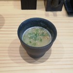 鳥megu - コースのスープは濃厚タイプ