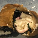 茶房　まめ家 - 豆富の春巻きアップ