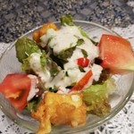 茶房　まめ家 - 豆富の唐揚げサラダ