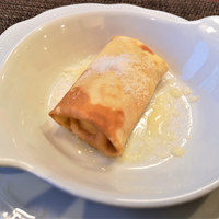 ビランチャ 梅田店 - マスカルポーネチーズとゴルゴンゾーラチーズのクレープ包み焼き