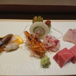 たつみ寿司 - お造り盛り合わせ