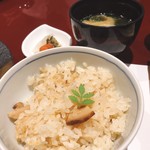 花万葉 - 松茸と雑魚の炊き込みご飯♪