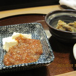 すし処　巌 - クリームチーズと酒盗