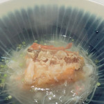 ete - ジュジュ〜♪と音を立ててダイブ
      蒸気も上がって白くってます