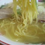 北龍 - 塩ラーメンの麺