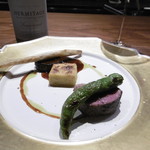 リョウリヤ ステファン パンテル - 赤グラス、お肉