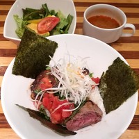 リコロ 大丸東京店 - 牛ロースステーキ丼