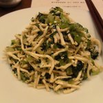 中国麺飯 勇 - ＊ある日のオフ会　干し豆腐と野沢菜の香り和え