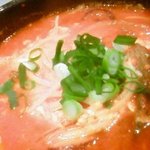 韓国料理 アリラン - ユッケジャンスープ(⌒▽⌒)
