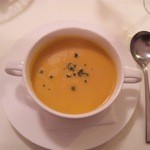 イタリア料理のお店 ラ　サラ  - かぼちゃのスープ