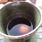 光海珈琲 - 「光海たまごコーヒー」『心を洗って香とし、体を恭（つつし）んで華とす。』と書かれてます。