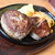 ステーキ宮 - 牛１００％ハンバーグ＆ひとくちてっぱんステーキランチ（１，６９０円＋税）２０１９年８月