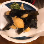 Sumiyaki Chaya Karuta - 山芋の磯辺揚げ