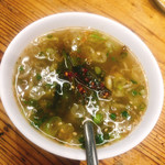 大阪焼肉・ホルモン ふたご - 牛テールスープ