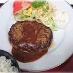 古河ゴルフリンクスレストラン - ハンバーグ定食