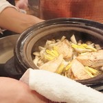 馬車道 大かわ - 鮭とシメジの炊き込み