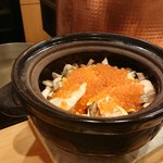 馬車道 大かわ - イクラをかけ完成