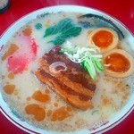 海皇 - 霧色煮玉子ラーメン（９００円）