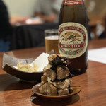 栗とクリームチーズのそば味噌和え